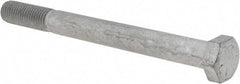 Armor Coat - 3/4-10 UNC, 8" Length Under Head Hex Head Cap Screw - Partially Threaded, Grade 8 Steel, 1-1/8" Hex - USA Tool & Supply