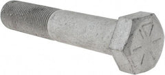 Armor Coat - 3/4-16 UNF, 4" Length Under Head Hex Head Cap Screw - Partially Threaded, Grade 8 Steel, 1-1/8" Hex - USA Tool & Supply
