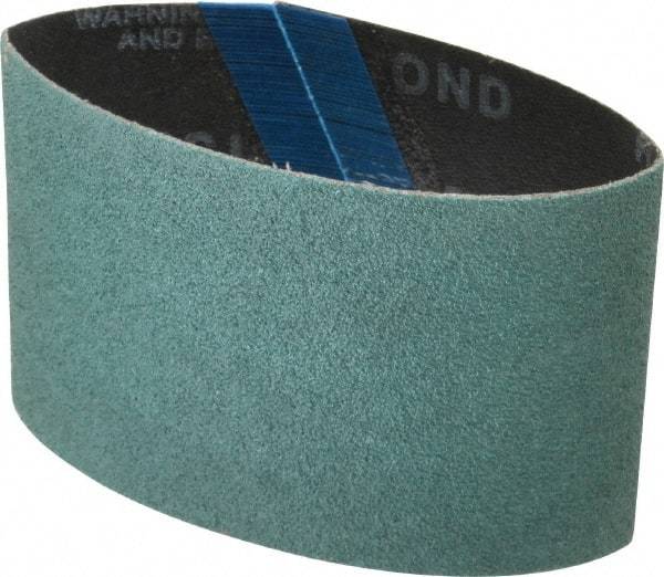 Dynabrade - 3" Wide x 10-11/16" OAL, 80 Grit, Zirconia Alumina Abrasive Belt - Zirconia Alumina, Medium, Coated - USA Tool & Supply