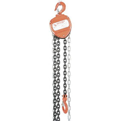 Vestil - 1,000 Lb Lifting Capacity, 10' Lift Height, Hand Hoist - Made from Chain - USA Tool & Supply
