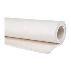 Made in USA - 36" Wide, 1/8" Thick, Neoprene Rubber Foam Sheet - 50 to 60 Durometer, White, -20 to 170°F, 900 psi Tensile Strength, Cut-to-Length - USA Tool & Supply