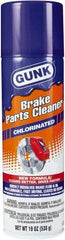 Gunk - Chlorinated Brake Parts Cleaner - 19 oz Aerosol Can - USA Tool & Supply