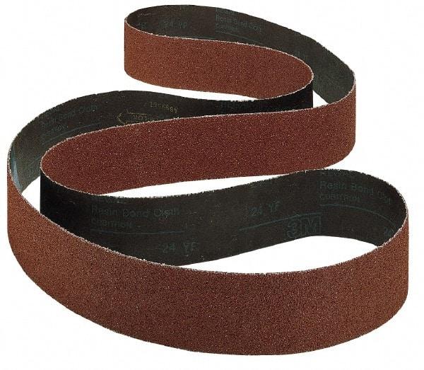 3M - 3" Wide x 72" OAL, Aluminum Oxide Abrasive Belt - Aluminum Oxide, Medium, Nonwoven, Series SC-BL - USA Tool & Supply