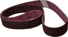 3M - 2" Wide x 72" OAL, Aluminum Oxide Abrasive Belt - Aluminum Oxide, Medium, Nonwoven, Series SC-BL - USA Tool & Supply