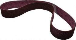 3M - 2-1/2" Wide x 60" OAL, Aluminum Oxide Abrasive Belt - Aluminum Oxide, Medium, Nonwoven, Series SC-BL - USA Tool & Supply