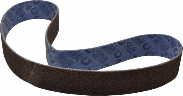 3M - 2-1/2" Wide x 60" OAL, Aluminum Oxide Abrasive Belt - Aluminum Oxide, Coarse, Nonwoven, Series SE-BL - USA Tool & Supply