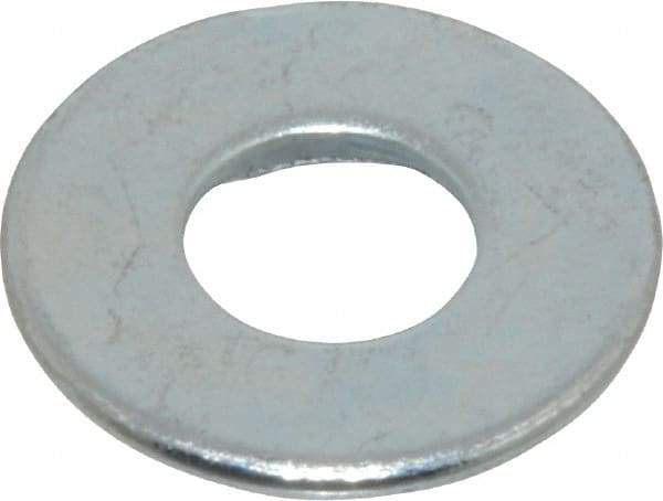 Value Collection - 3/8" Screw, Grade 2 Steel USS Flat Washer - 0.433" ID x 1.03" OD, 0.104" Thick, Zinc-Plated Finish - USA Tool & Supply