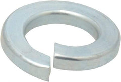 Value Collection - 1/2", 1/8" Thick Split Lock Washer - Grade 2 Steel, Zinc-Plated Finish, 0.502" Min ID, 0.512" Max ID, 0.779" Min OD, 0.869" Max OD - USA Tool & Supply