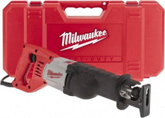 Milwaukee Tool - 3,000 Strokes per Minute, 1-1/8 Inch Stroke Length, Electric Reciprocating Saw - 120 Volts, 12 Amps - USA Tool & Supply