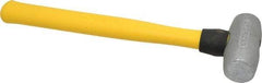 American Hammer - 2 Lb Head Nonsparking Mallet - 14-1/2" OAL, 13" Long Fiberglass Handle - USA Tool & Supply