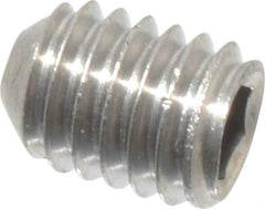 Value Collection - M3x0.50 Metric Coarse, 4mm OAL, Cup Point Set Screw - Grade 18-8 & Austenitic A2 Stainless Steel, 1.5mm Key - USA Tool & Supply