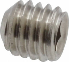 Value Collection - M3x0.50 Metric Coarse, 6mm OAL, Cup Point Set Screw - Grade 18-8 & Austenitic A2 Stainless Steel, 1.5mm Key - USA Tool & Supply
