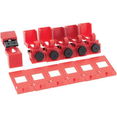 Brady - Pack of (6), Single-Pole Circuit Breaker Lockouts - USA Tool & Supply