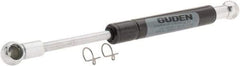 Value Collection - 0.24" Rod Diam, 0.59" Tube Diam, 40 Lb Capacity, Gas Spring - 7.5" Extended Length, 2" Stroke Length, Metal Socket, Black Nitride Piston - USA Tool & Supply