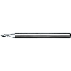 2 mm × 38 mm OAL 90 Degree Carbide Spiral / Helical Spotting Drill AlTiN - Exact Industrial Supply