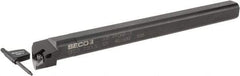 Seco - 1.3" Min Bore Diam, 12" OAL, 1" Shank Diam, A-PDQN Indexable Boring Bar - DNMU 332 Insert, Pin Holding Method - USA Tool & Supply