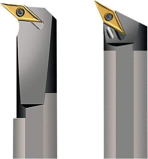 Seco - 40mm Min Bore Diam, 250mm OAL, 32mm Shank Diam, A-PVPN Indexable Boring Bar - 35mm Max Bore Depth, VNMU 1304.. Insert, Pin Holding Method - USA Tool & Supply