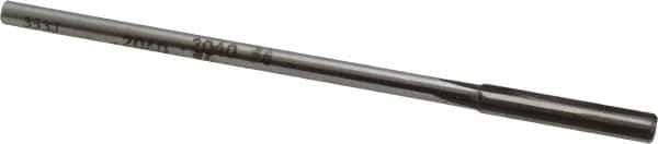 Made in USA - #6 Carbide-Tipped 4 Flute Chucking Reamer - Straight Flute, 11/64" Straight Shank, 1-1/8" Flute Length, 4-1/2" OAL - USA Tool & Supply