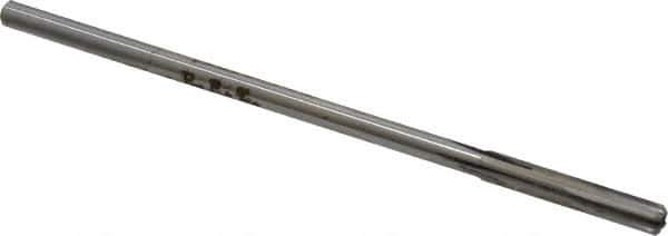 Made in USA - #18 Carbide-Tipped 4 Flute Chucking Reamer - Straight Flute, 0.151" Straight Shank, 1" Flute Length, 4" OAL - USA Tool & Supply