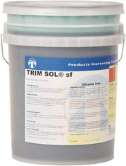 Master Fluid Solutions - Trim SOL sf, 5 Gal Pail Cutting & Grinding Fluid - Water Soluble, For Cutting, Grinding - USA Tool & Supply