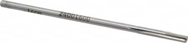 Made in USA - 0.16" Carbide-Tipped 6 Flute Chucking Reamer - USA Tool & Supply
