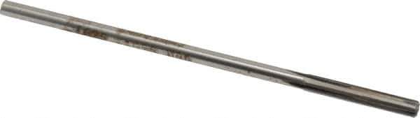 Made in USA - 0.1625" Carbide-Tipped 4 Flute Chucking Reamer - Straight Flute, 0.151" Straight Shank, 1" Flute Length, 4" OAL - USA Tool & Supply