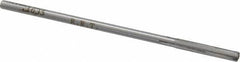 Made in USA - 0.1635" Carbide-Tipped 4 Flute Chucking Reamer - Straight Flute, 0.151" Straight Shank, 1" Flute Length, 4" OAL - USA Tool & Supply