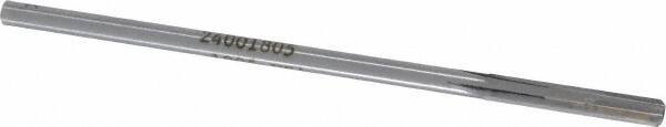 Made in USA - 0.1805" Carbide-Tipped 4 Flute Chucking Reamer - Straight Flute, 11/64" Straight Shank, 1-1/8" Flute Length, 4-1/2" OAL - USA Tool & Supply
