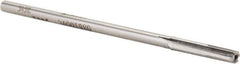 Made in USA - 0.198" Carbide-Tipped 4 Flute Chucking Reamer - Straight Flute, 11/64" Straight Shank, 1-1/8" Flute Length, 4-1/2" OAL - USA Tool & Supply