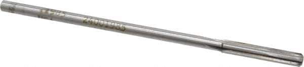 Made in USA - 0.1985" Carbide-Tipped 4 Flute Chucking Reamer - Straight Flute, 11/64" Straight Shank, 1-1/8" Flute Length, 4-1/2" OAL - USA Tool & Supply