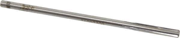 Made in USA - 0.22" Carbide-Tipped 6 Flute Chucking Reamer - Straight Flute, 13/64" Straight Shank, 1-1/4" Flute Length, 5" OAL - USA Tool & Supply
