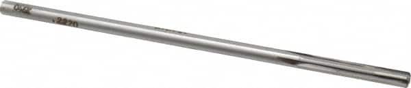 Made in USA - 0.222" Carbide-Tipped 4 Flute Chucking Reamer - USA Tool & Supply