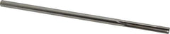 Made in USA - 0.245" Carbide-Tipped 8 Flute Chucking Reamer - Straight Flute, 15/64" Straight Shank, 1-1/2" Flute Length, 6" OAL - USA Tool & Supply