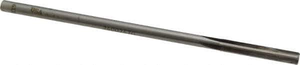 Made in USA - 0.247" Carbide-Tipped 4 Flute Chucking Reamer - Straight Flute, 15/64" Straight Shank, 1-1/2" Flute Length, 6" OAL - USA Tool & Supply