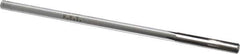 Made in USA - 1/4" Carbide-Tipped 4 Flute Chucking Reamer - Straight Flute, 15/64" Straight Shank, 1-1/2" Flute Length, 6" OAL - USA Tool & Supply