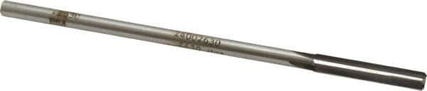 Made in USA - 0.263" Carbide-Tipped 4 Flute Chucking Reamer - Straight Flute, 15/64" Straight Shank, 1-1/2" Flute Length, 6" OAL - USA Tool & Supply