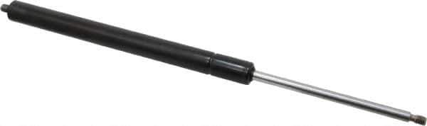 Value Collection - 0.24" Rod Diam, 0.59" Tube Diam, 40 Lb Capacity, Gas Spring - 12" Extended Length, 3.5" Stroke Length, Threaded End, Black Nitride Piston - USA Tool & Supply