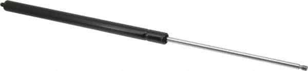 Value Collection - 0.24" Rod Diam, 0.59" Tube Diam, 30 Lb Capacity, Gas Spring - 17.18" Extended Length, 6.18" Stroke Length, Threaded End, Black Nitride Piston - USA Tool & Supply