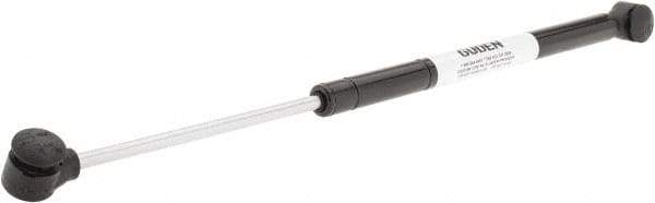 Made in USA - 0.24" Rod Diam, 0.59" Tube Diam, 50 Lb Capacity, Hydraulic Dampers - Compression, 15.02" Extended Length, 5" Stroke Length, Plastic Ball Socket, Chrome-Plated Piston - USA Tool & Supply