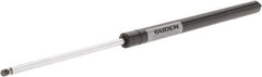 Made in USA - 0.24" Rod Diam, 0.59" Tube Diam, 50 Lb Capacity, Hydraulic Dampers - Extension, 15.02" Extended Length, 5" Stroke Length, Threaded End, Chrome-Plated Piston - USA Tool & Supply