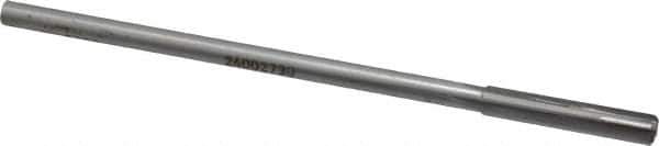 Made in USA - 0.273" Carbide-Tipped 4 Flute Chucking Reamer - Straight Flute, 15/64" Straight Shank, 1-1/2" Flute Length, 6" OAL - USA Tool & Supply