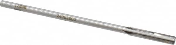 Made in USA - 0.28" Carbide-Tipped 8 Flute Chucking Reamer - USA Tool & Supply