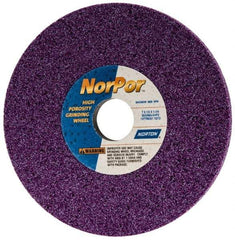 Norton - 7" Diam x 1-1/4" Hole x 1/2" Thick, G Hardness, 60 Grit Surface Grinding Wheel - Ceramic, Type 1, Medium Grade, 3,600 Max RPM, Vitrified Bond, No Recess - USA Tool & Supply