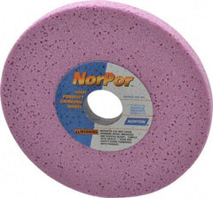 Norton - 7" Diam x 1-1/4" Hole x 1/2" Thick, H Hardness, 46 Grit Surface Grinding Wheel - Aluminum Oxide, Type 1, Coarse Grade, 3,600 Max RPM, Vitrified Bond, No Recess - USA Tool & Supply