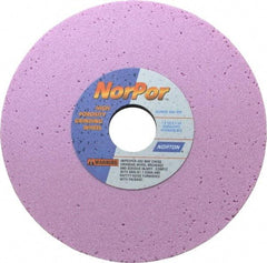 Norton - 7" Diam x 1-1/4" Hole x 1/2" Thick, G Hardness, 60 Grit Surface Grinding Wheel - Aluminum Oxide, Type 1, Medium Grade, 3,600 Max RPM, Vitrified Bond, No Recess - USA Tool & Supply