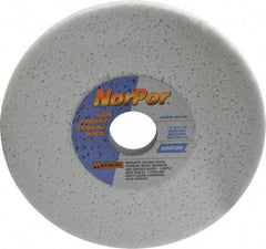 Norton - 7" Diam x 1-1/4" Hole x 1/2" Thick, H Hardness, 46 Grit Surface Grinding Wheel - Aluminum Oxide, Type 1, Coarse Grade, 3,600 Max RPM, Vitrified Bond, No Recess - USA Tool & Supply