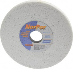 Norton - 7" Diam x 1-1/4" Hole x 1/2" Thick, H Hardness, 60 Grit Surface Grinding Wheel - Aluminum Oxide, Type 1, Medium Grade, 3,600 Max RPM, Vitrified Bond, No Recess - USA Tool & Supply