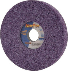 Norton - 7" Diam x 1-1/4" Hole x 1" Thick, H Hardness, 46 Grit Surface Grinding Wheel - Ceramic, Type 5, Coarse Grade, 3,600 Max RPM, Vitrified Bond, One-Side Recess - USA Tool & Supply