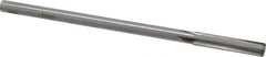 Made in USA - 0.309" Carbide-Tipped 4 Flute Chucking Reamer - Straight Flute, 9/32" Straight Shank, 1-1/2" Flute Length, 6" OAL - USA Tool & Supply