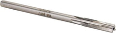 Made in USA - 0.31" Carbide-Tipped 8 Flute Chucking Reamer - Straight Flute, 9/32" Straight Shank, 1-1/2" Flute Length, 6" OAL - USA Tool & Supply